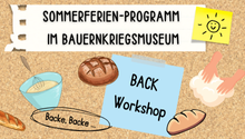 Back-Workshop in den Sommerferien