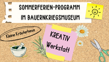 Kreativ-Werkstatt in den Sommerferien